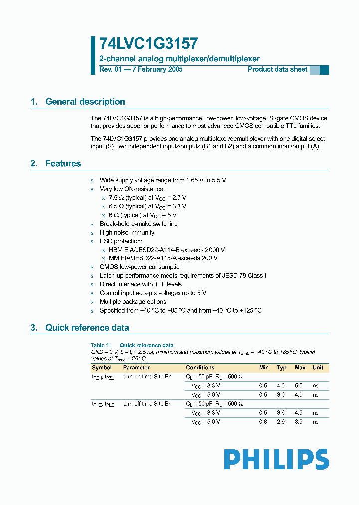 74LVC1G3157GM_1189264.PDF Datasheet