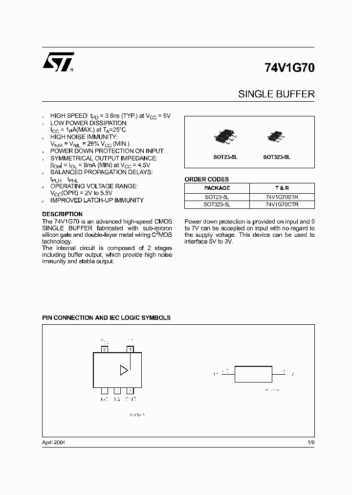 74V1G7004_1202973.PDF Datasheet