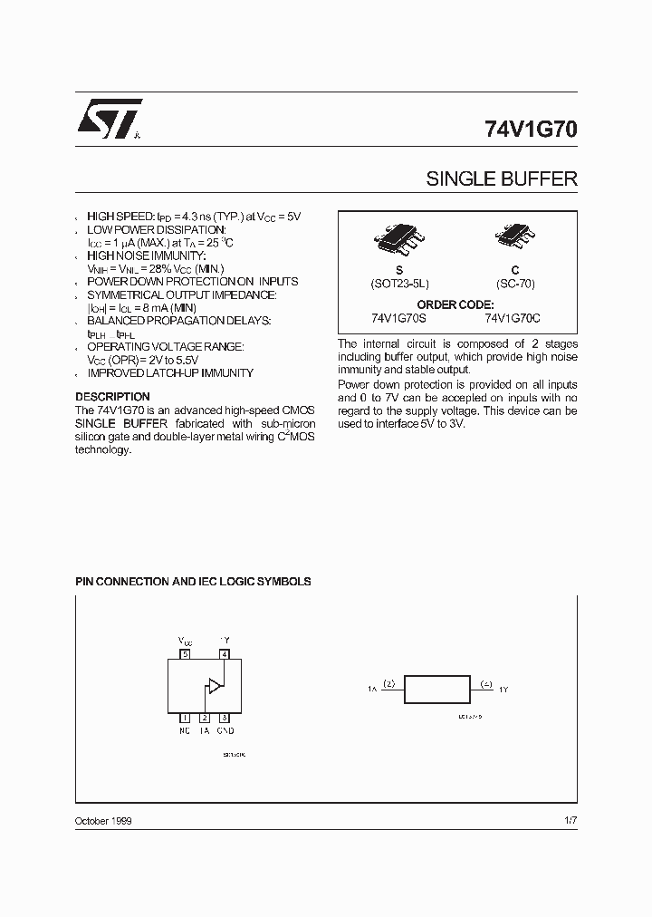 74V1G70S_1202974.PDF Datasheet