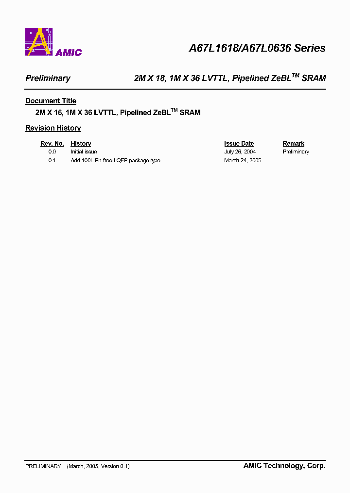 A67L1618E-42F_1204704.PDF Datasheet