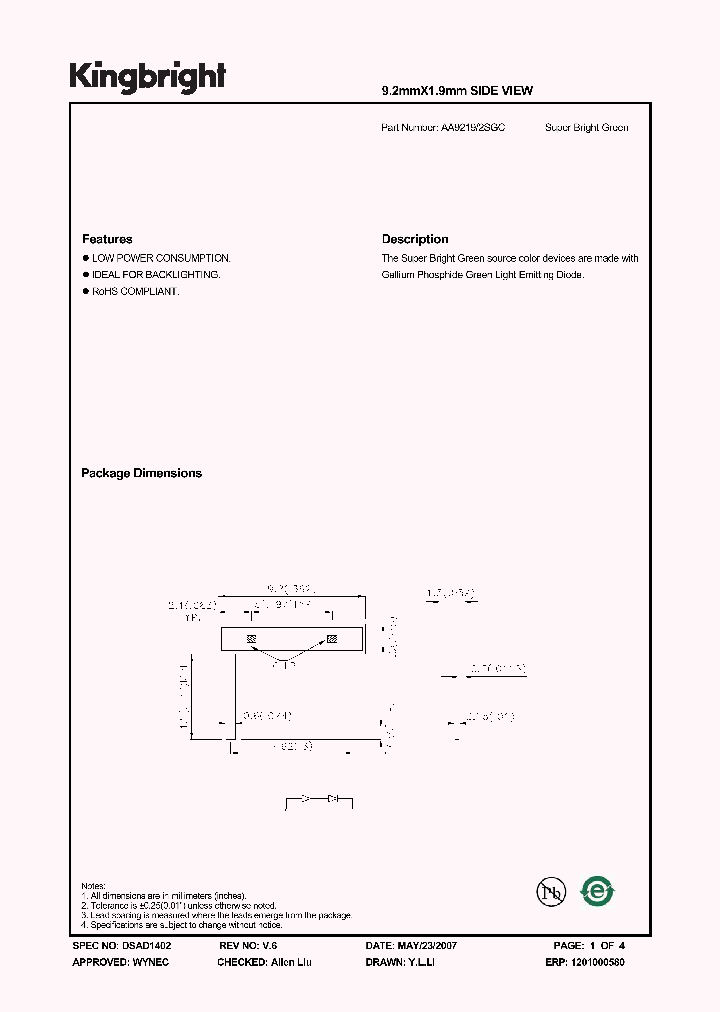 AA92191_1205007.PDF Datasheet