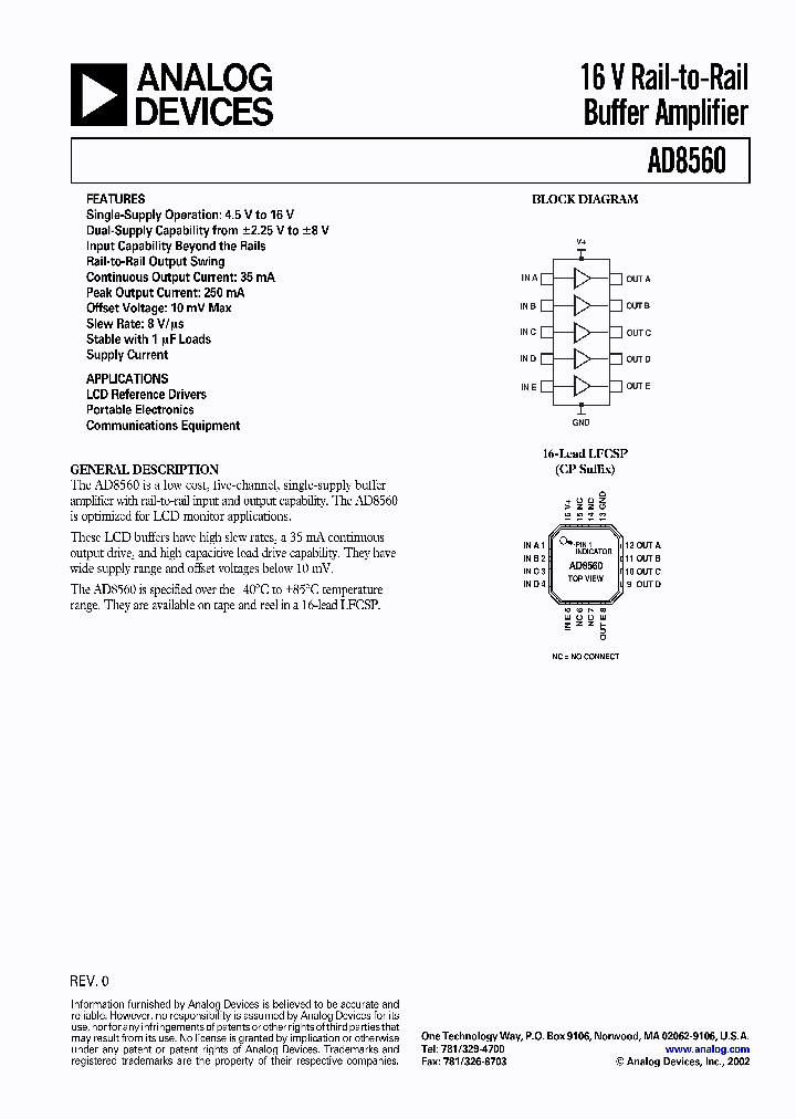 AD8560_1081916.PDF Datasheet