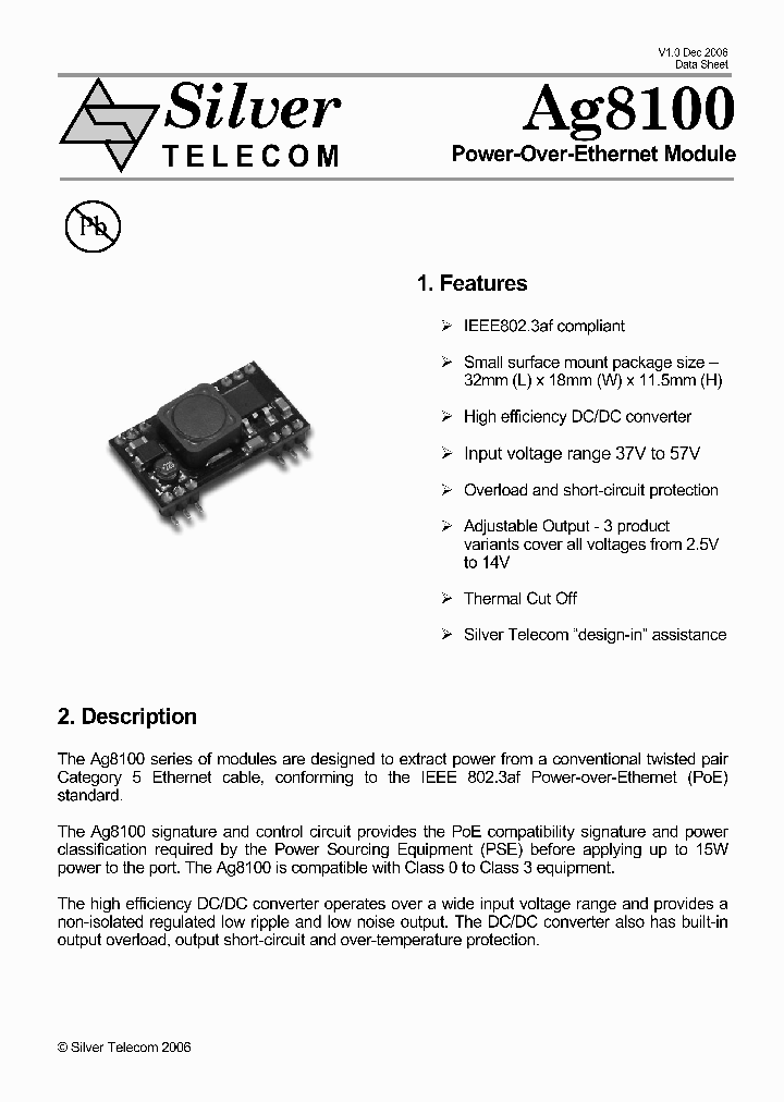 AG8100_1095167.PDF Datasheet