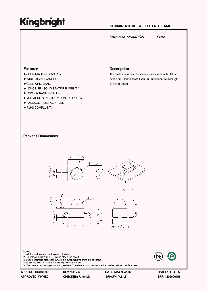 AM2520YC03_1208968.PDF Datasheet