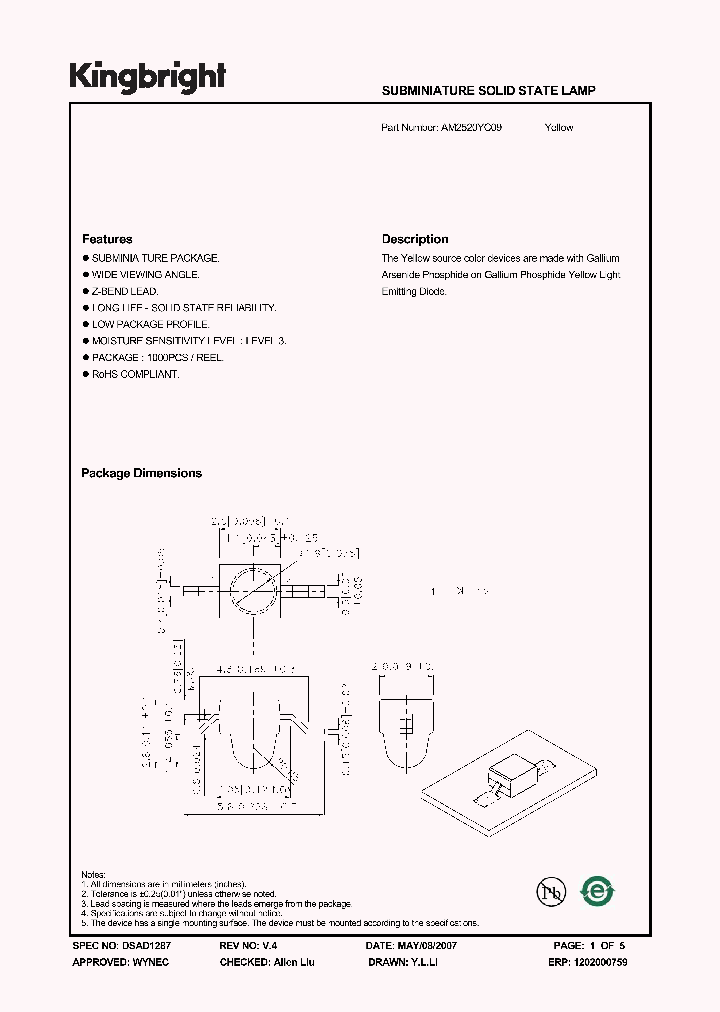 AM2520YC09_1208970.PDF Datasheet