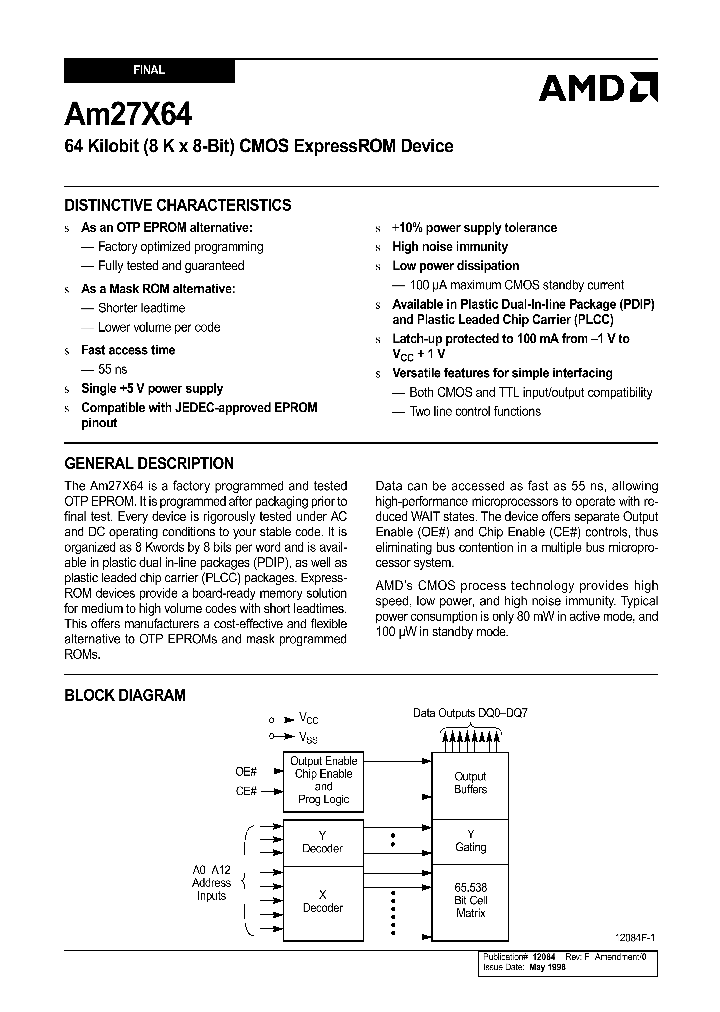 AM27X64-90PI_1209060.PDF Datasheet