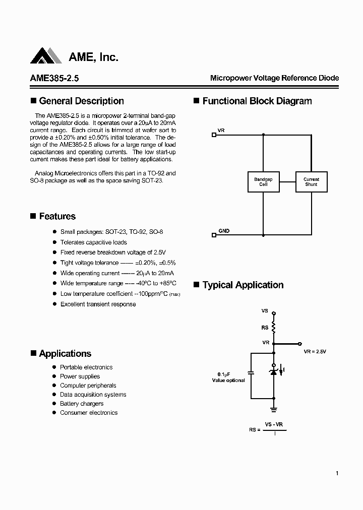 AME385-25_1022920.PDF Datasheet