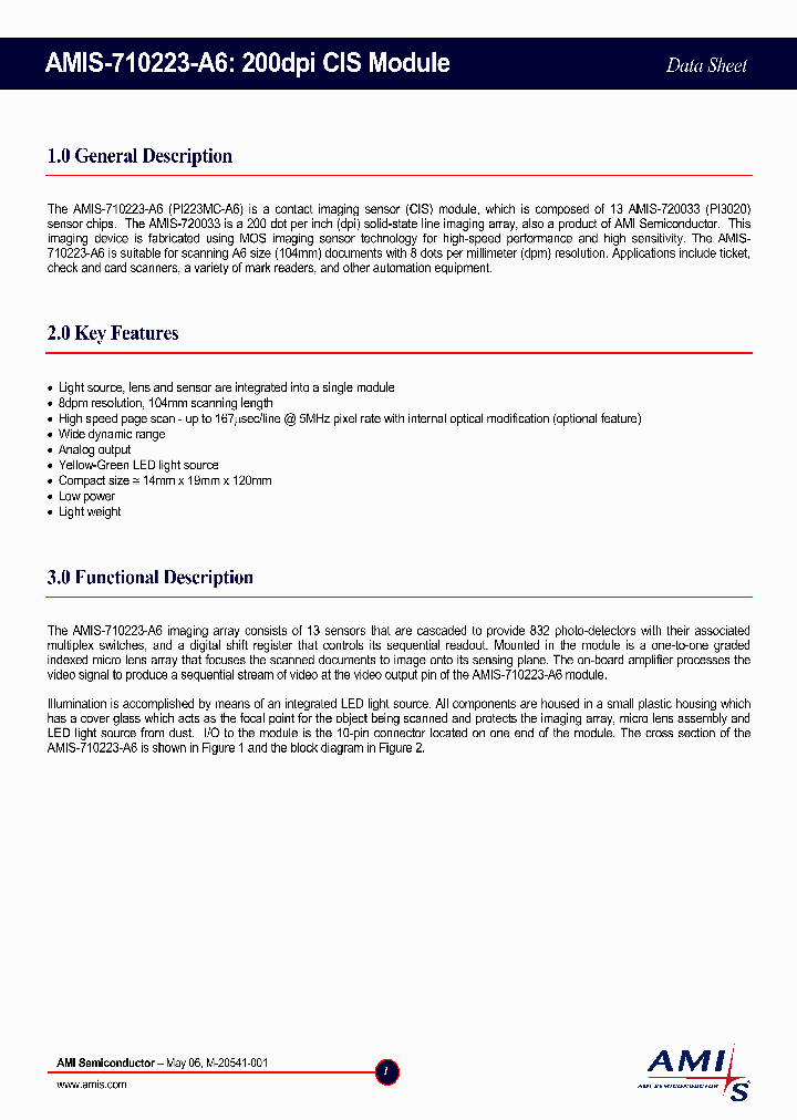 AMIS-710223-A6_1209578.PDF Datasheet