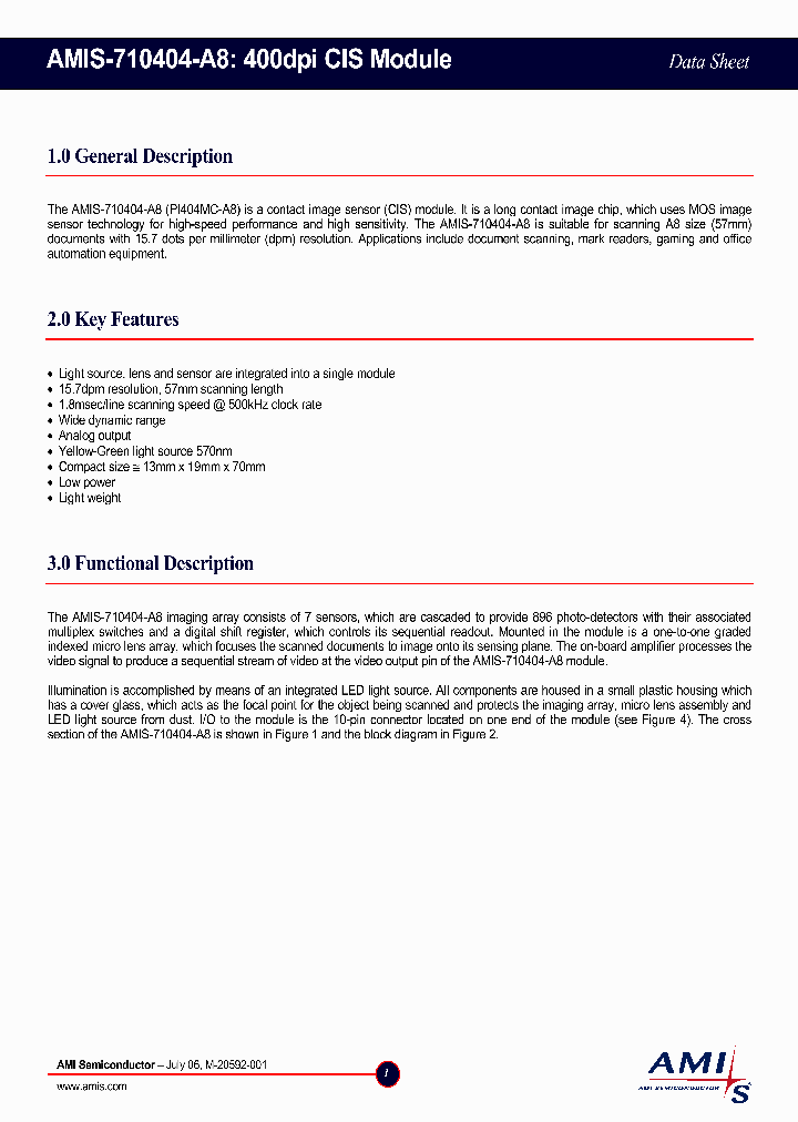 AMIS-710404-A8_1209601.PDF Datasheet