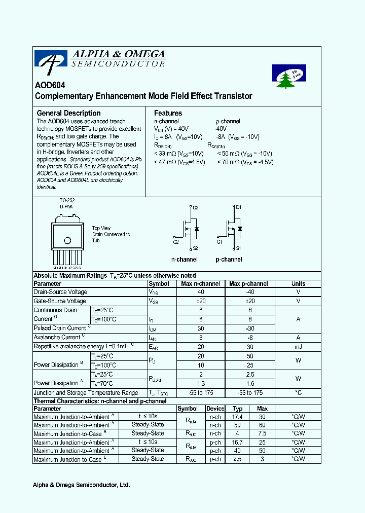 AOD604L_1210266.PDF Datasheet