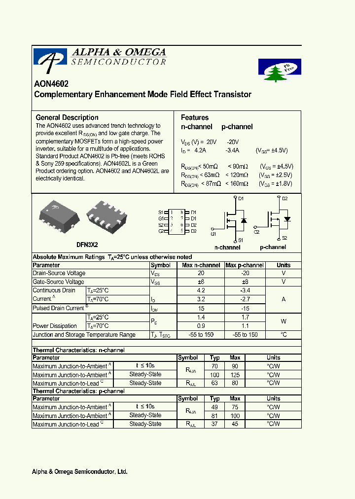 AON4602L_1210280.PDF Datasheet