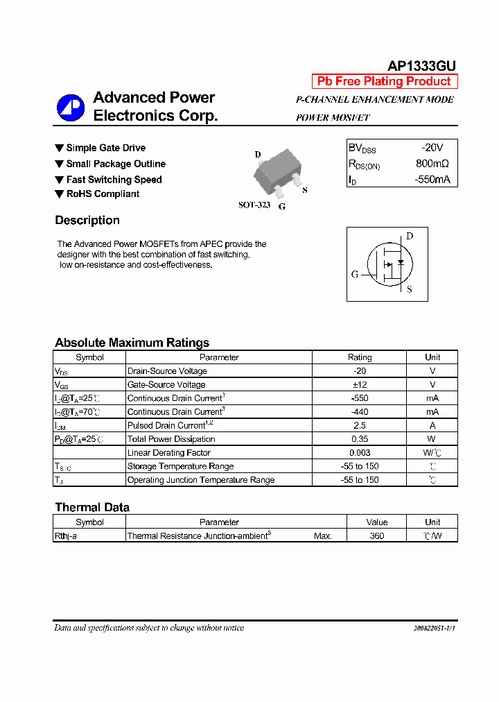 AP1333GU_1168485.PDF Datasheet