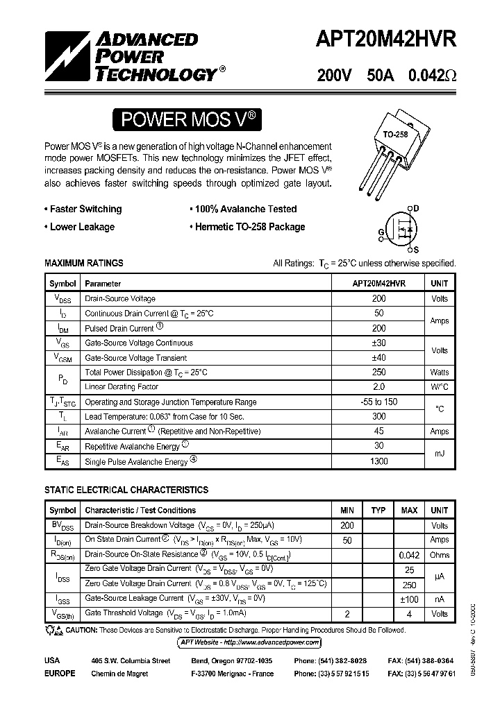 APT20M42HVR_1211485.PDF Datasheet