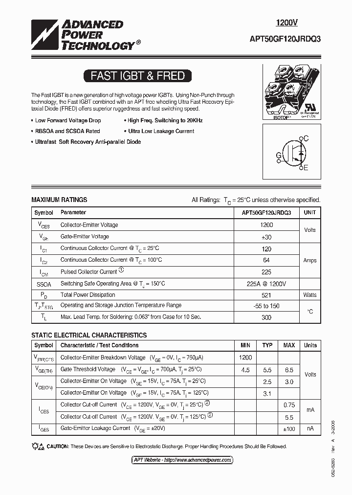 APT50GF120JRDQ3_1211735.PDF Datasheet