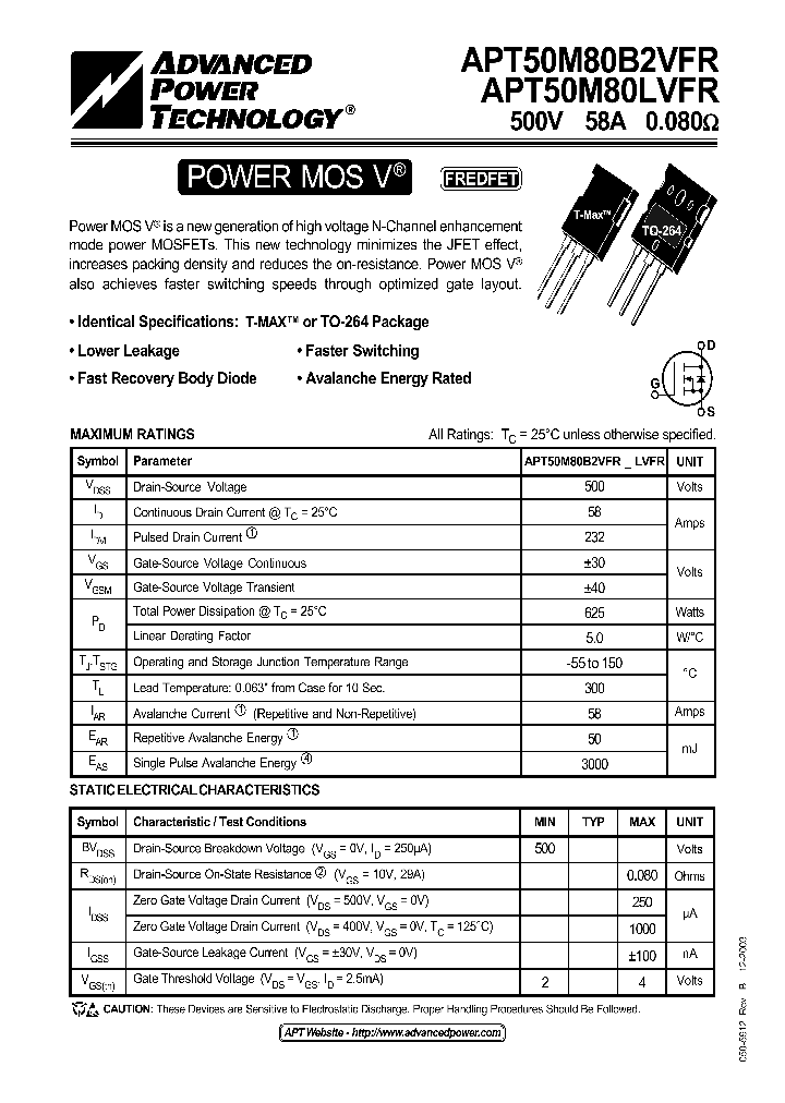 APT50M80LVFR_1211782.PDF Datasheet