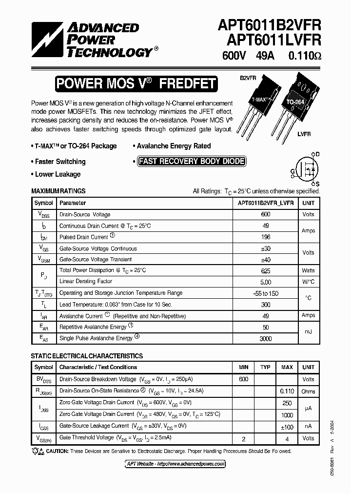 APT6011B2VFR04_1066733.PDF Datasheet