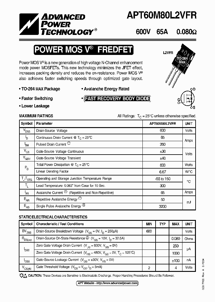 APT60M80L2VFR_1211908.PDF Datasheet