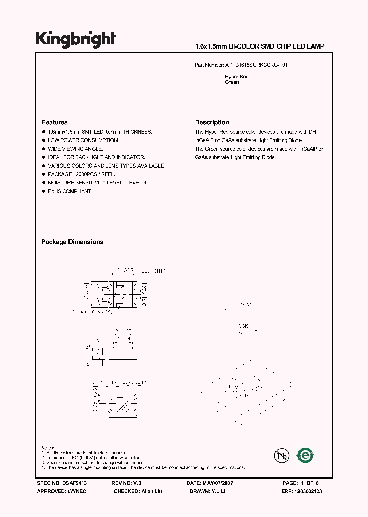 APTB1615SURKCGKC-F01_1212018.PDF Datasheet