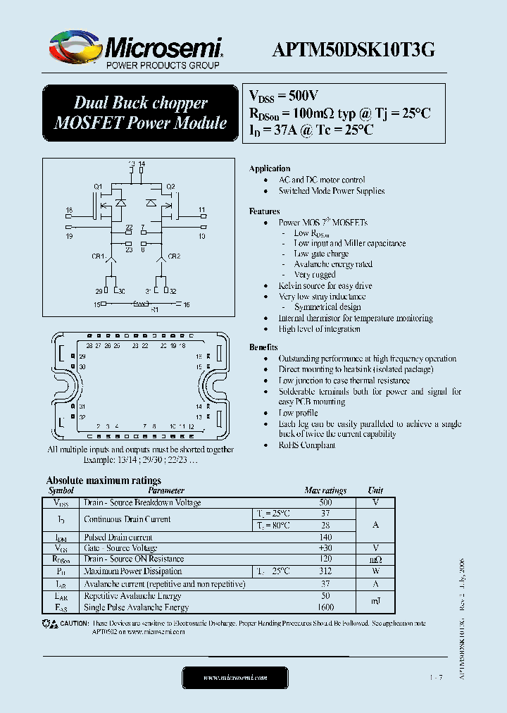 APTM50DSK10T3G_1212691.PDF Datasheet