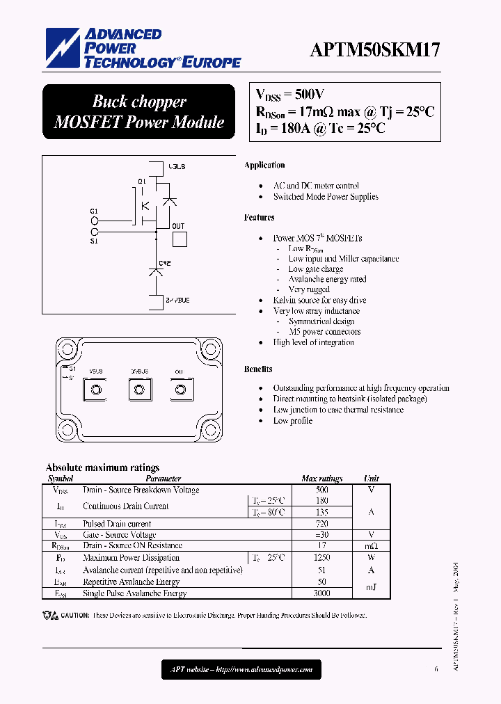 APTM50SKM17_1169243.PDF Datasheet