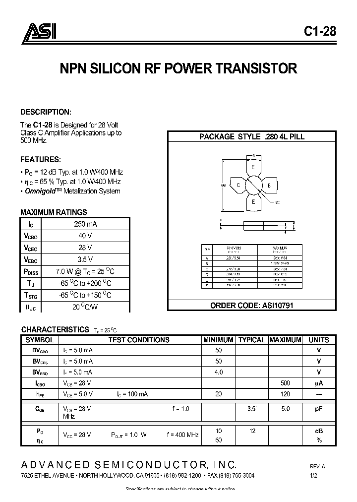 ASI10791_1167482.PDF Datasheet