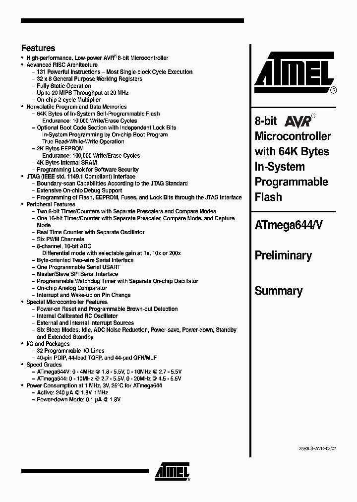 ATMEGA644_1121463.PDF Datasheet