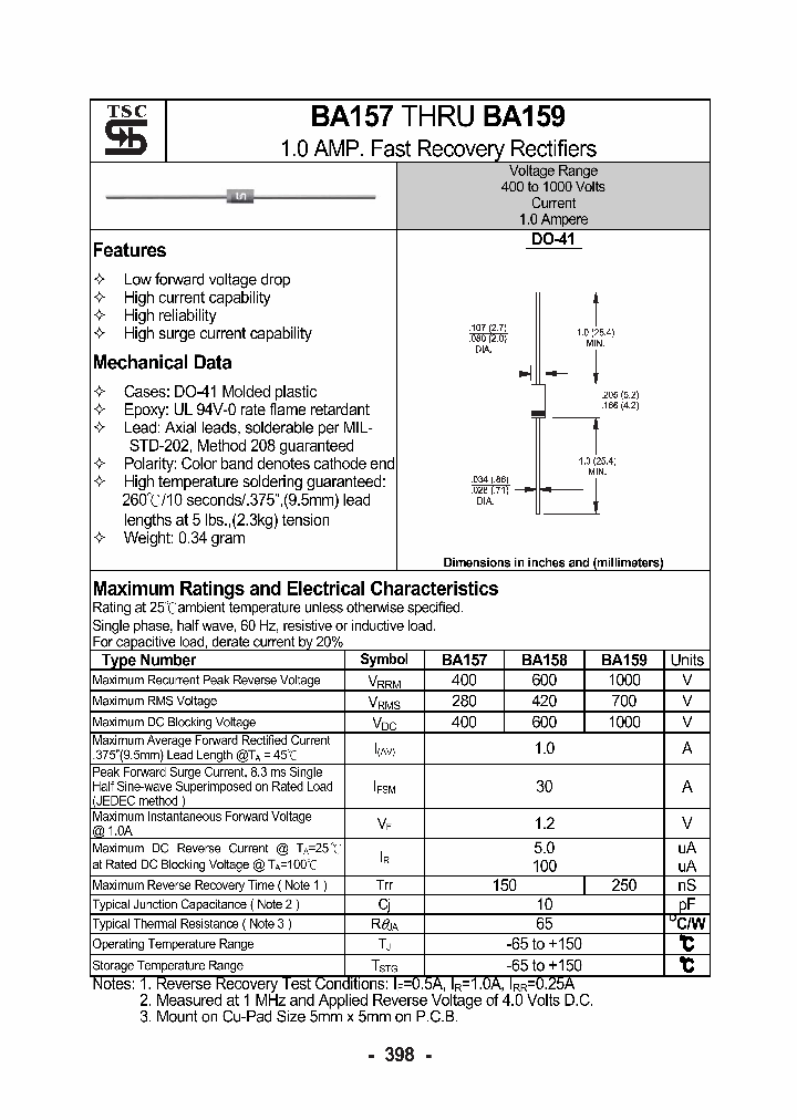 BA158_1122674.PDF Datasheet