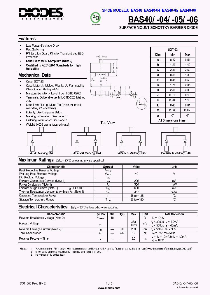 BAS40_1217211.PDF Datasheet