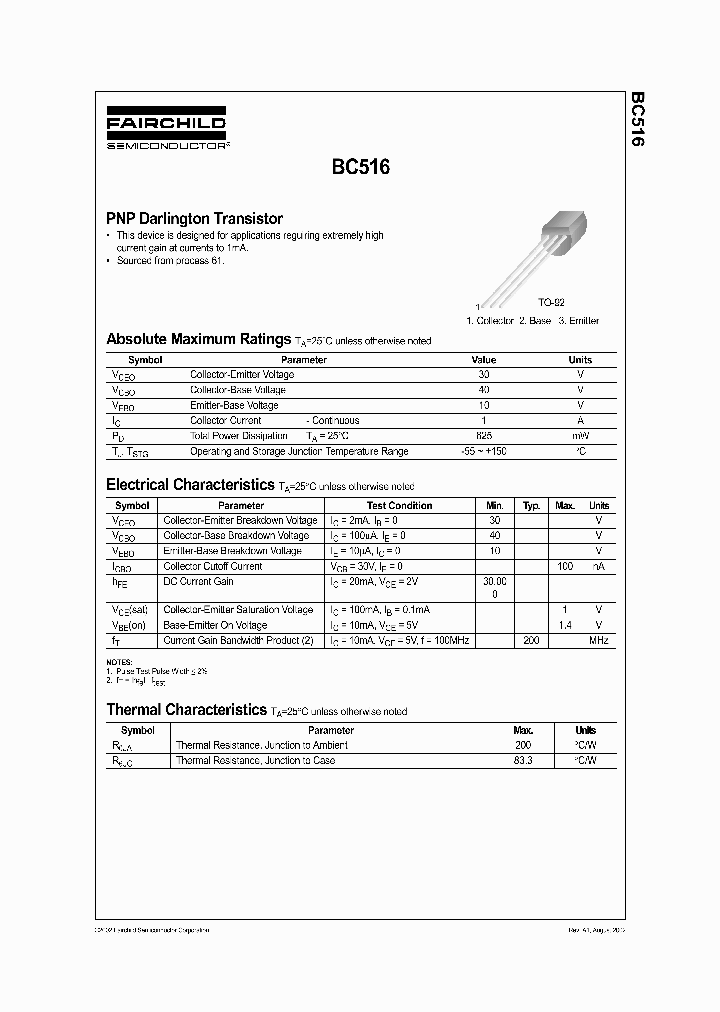 BC516_1217886.PDF Datasheet