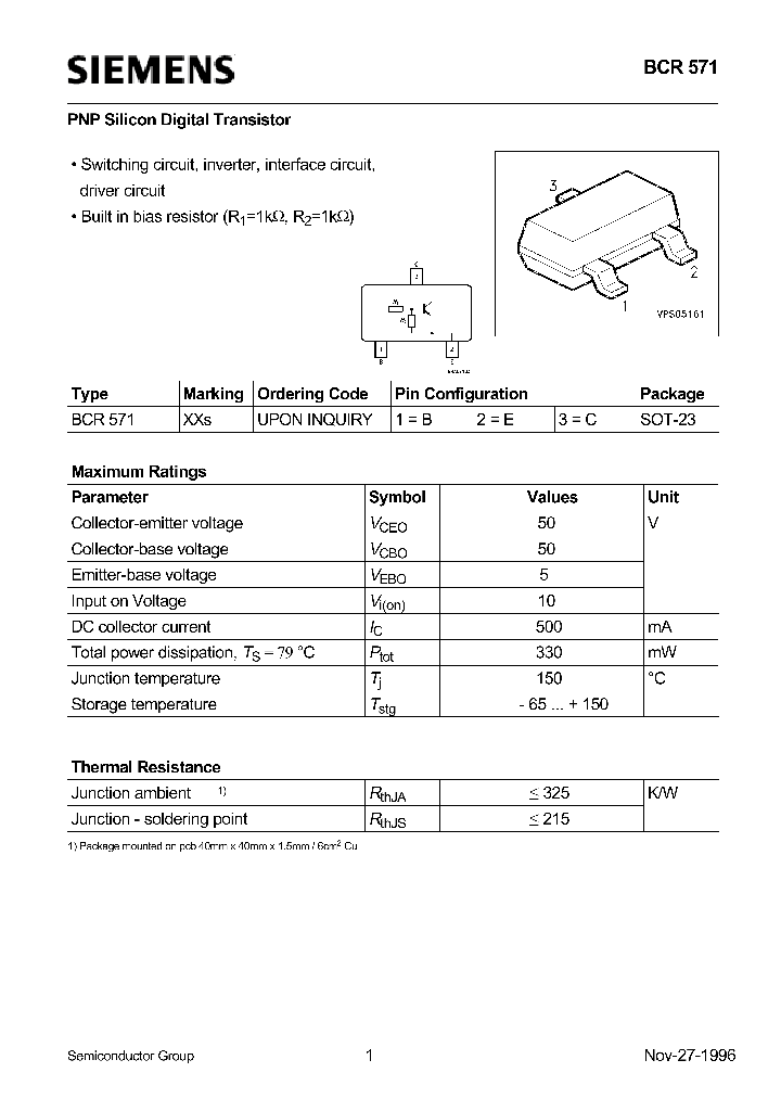 BCR571_1218394.PDF Datasheet