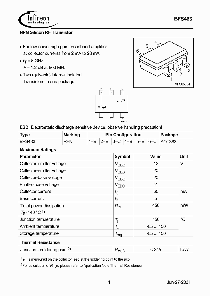 BFS483_1160468.PDF Datasheet