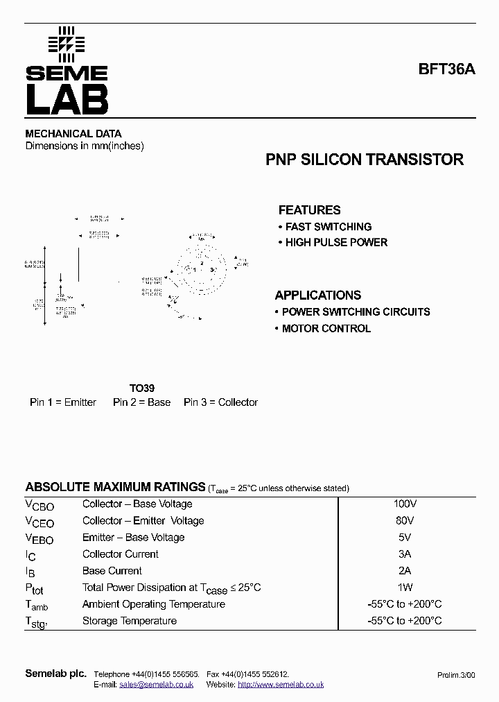 BFT36A_1219285.PDF Datasheet