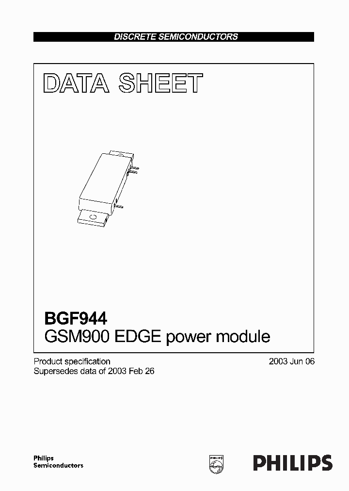 BGF944_1219403.PDF Datasheet