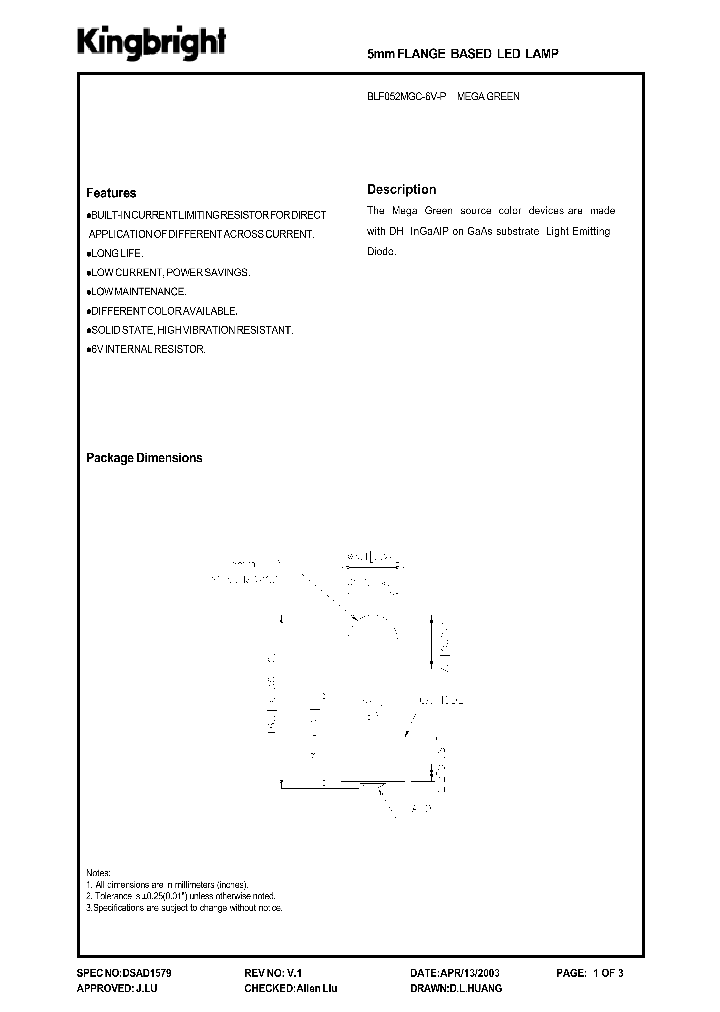 BLF052MGC-6V-P_1219680.PDF Datasheet