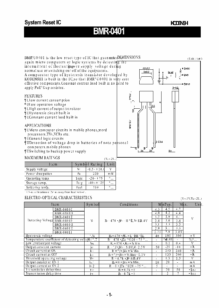 BMR-0401I_1219925.PDF Datasheet