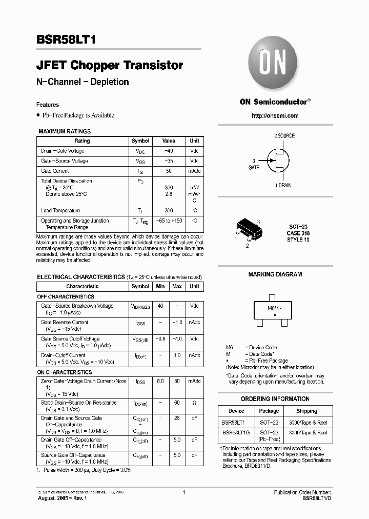 BSR58LT1G_890979.PDF Datasheet