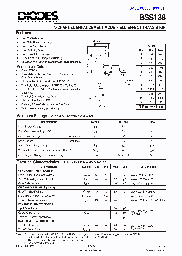 BSS1381_1220809.PDF Datasheet