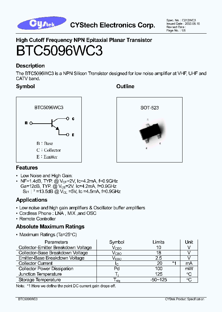BTC5096WC3_1221199.PDF Datasheet