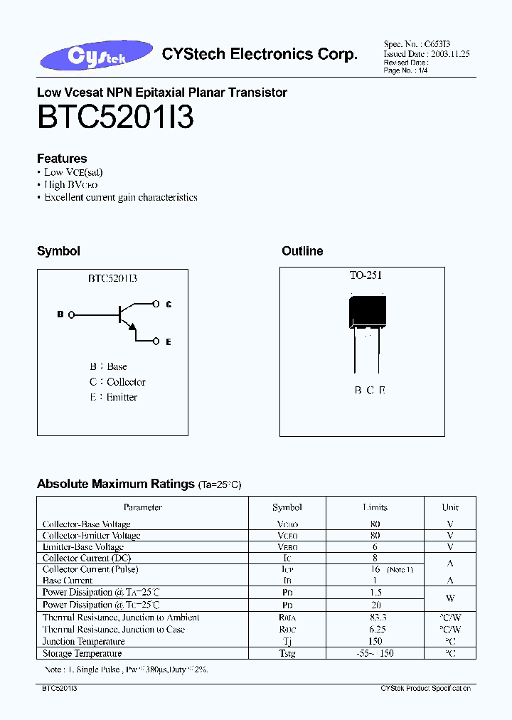 BTC5201I3_1221206.PDF Datasheet