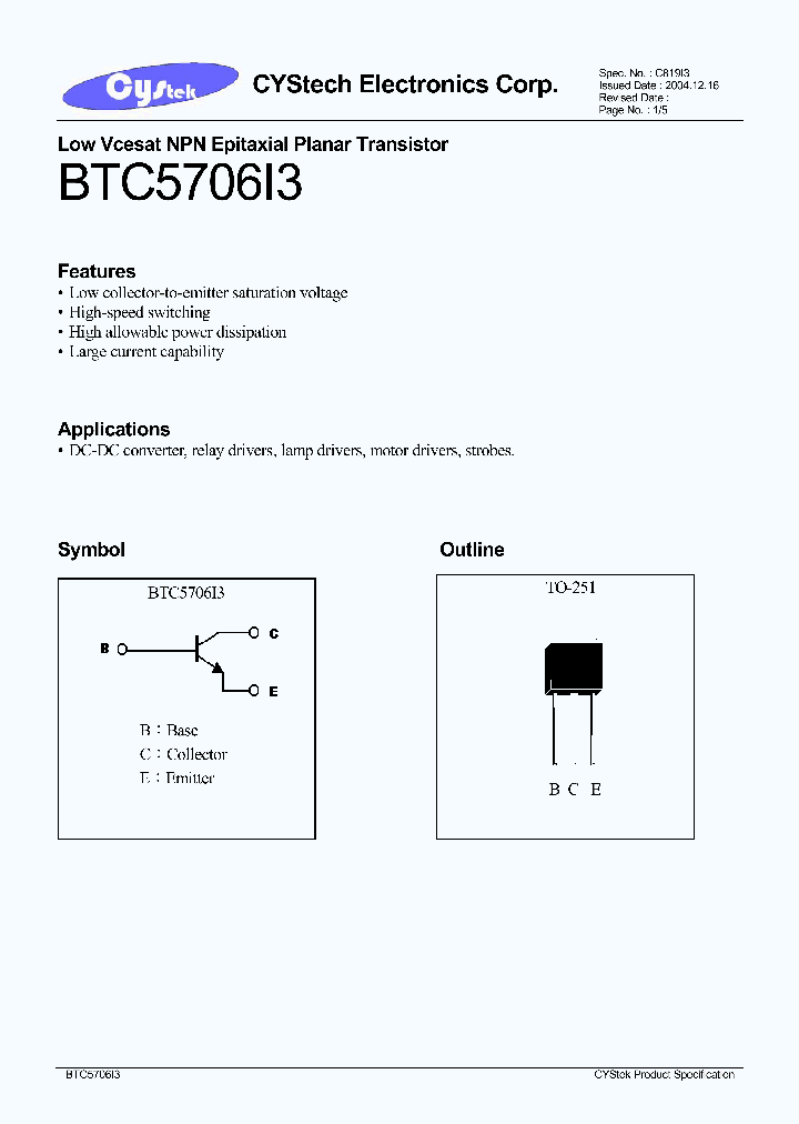 BTC5706I3_1221208.PDF Datasheet