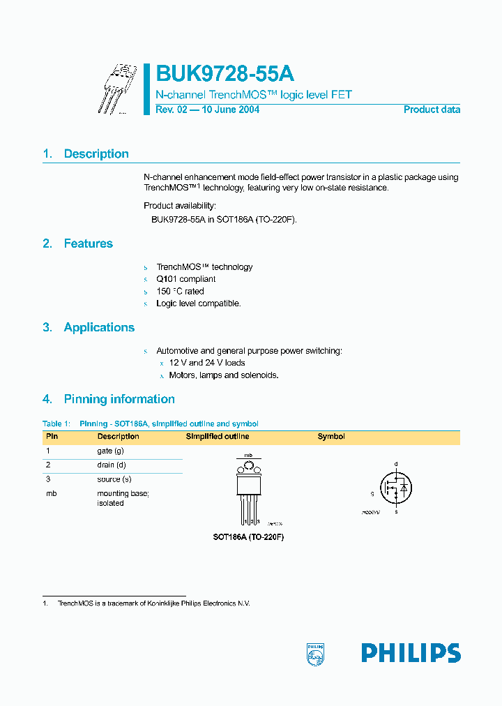 BUK9728-55A_1222086.PDF Datasheet