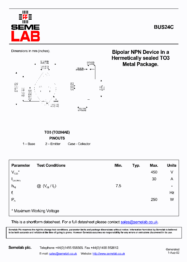 BUS24C_1222235.PDF Datasheet