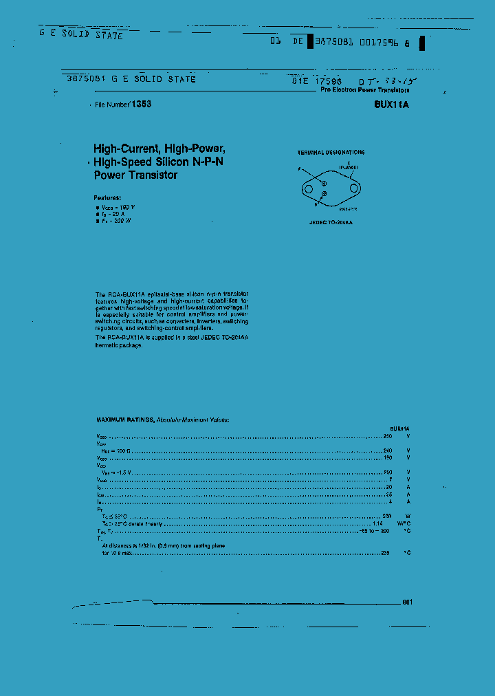 BUX11A_1222334.PDF Datasheet