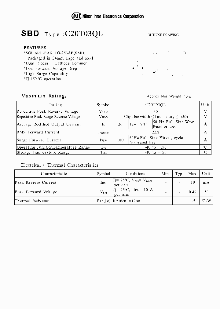 C20T03QL_1223192.PDF Datasheet