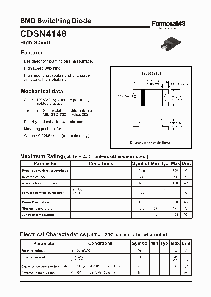 CDSN4148_1225561.PDF Datasheet