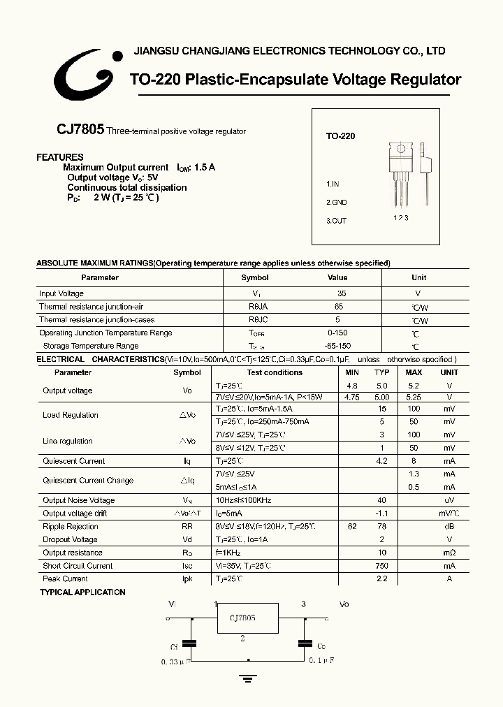 CJ7805-TO-220F_1226242.PDF Datasheet