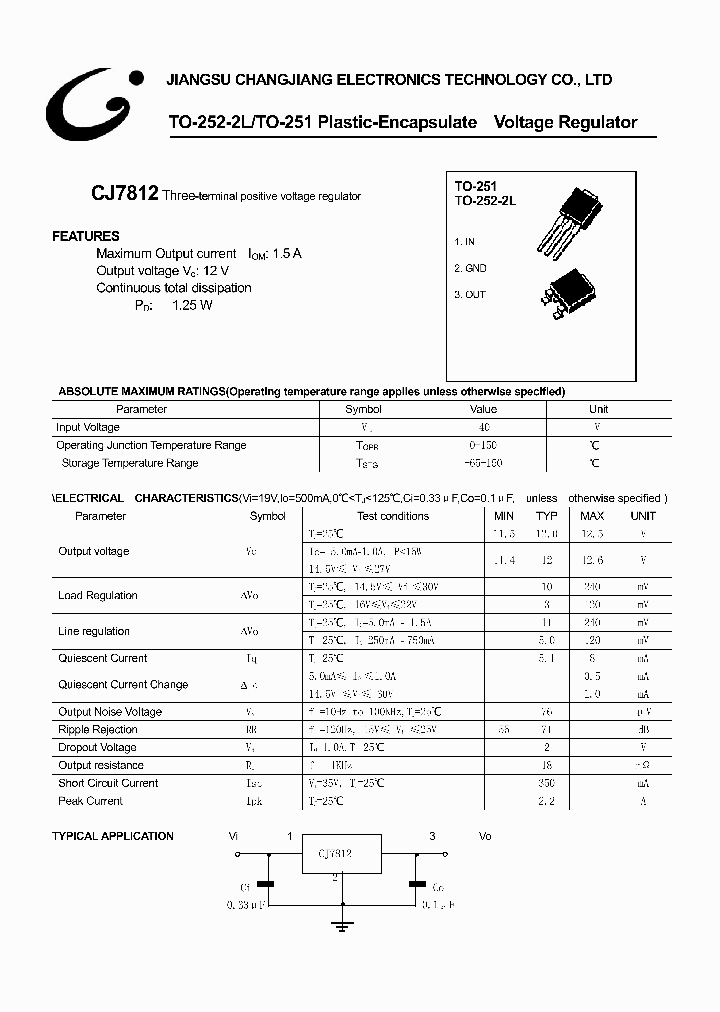 CJ7812-TO-252-2L_1226256.PDF Datasheet