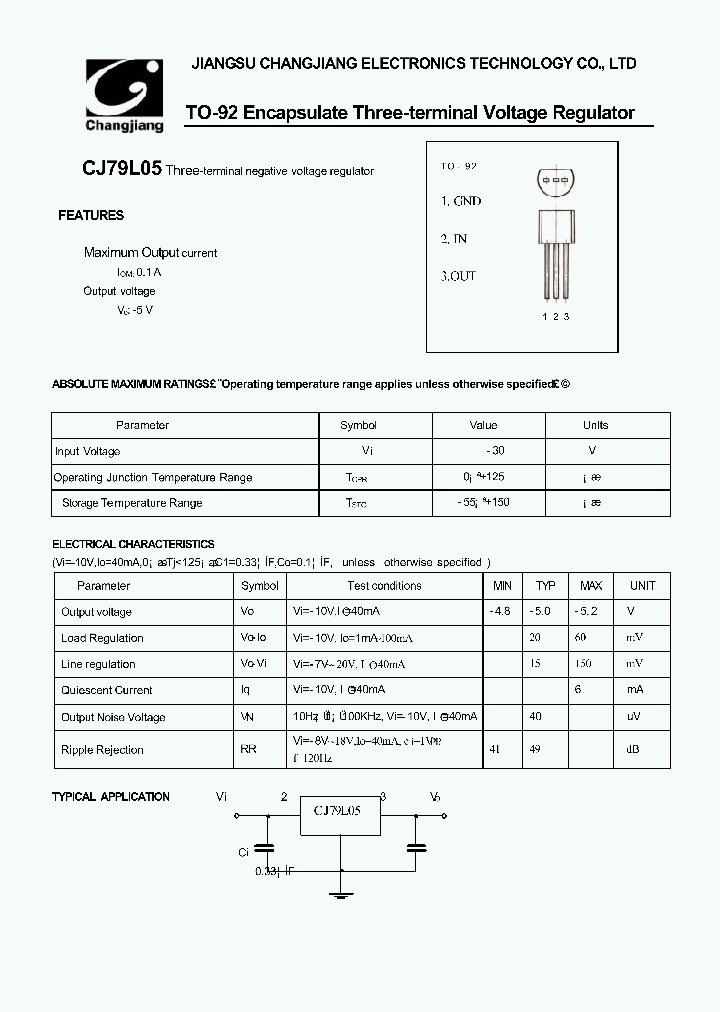 CJ79L05-TO-92_1226299.PDF Datasheet