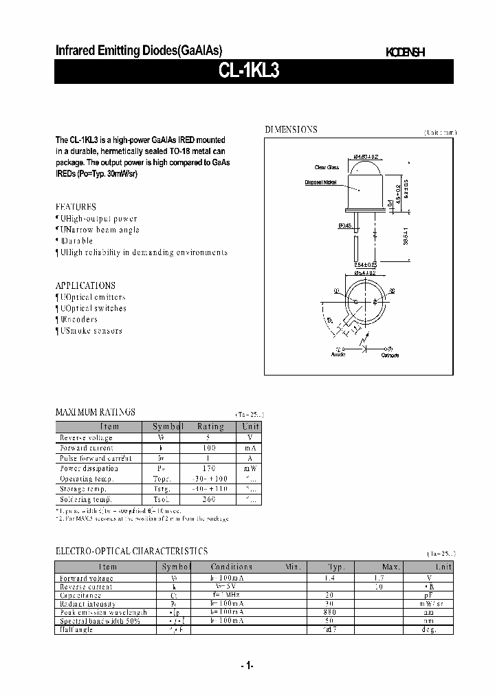 CL-1KL3_1226359.PDF Datasheet