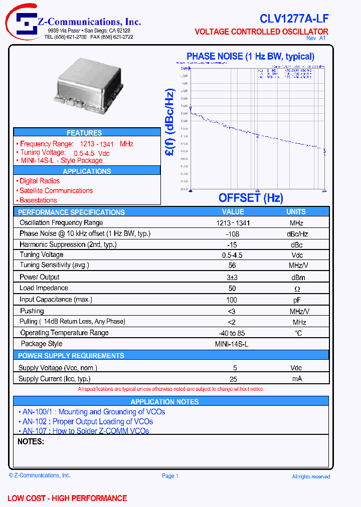 CLV1277A-LF_1226617.PDF Datasheet